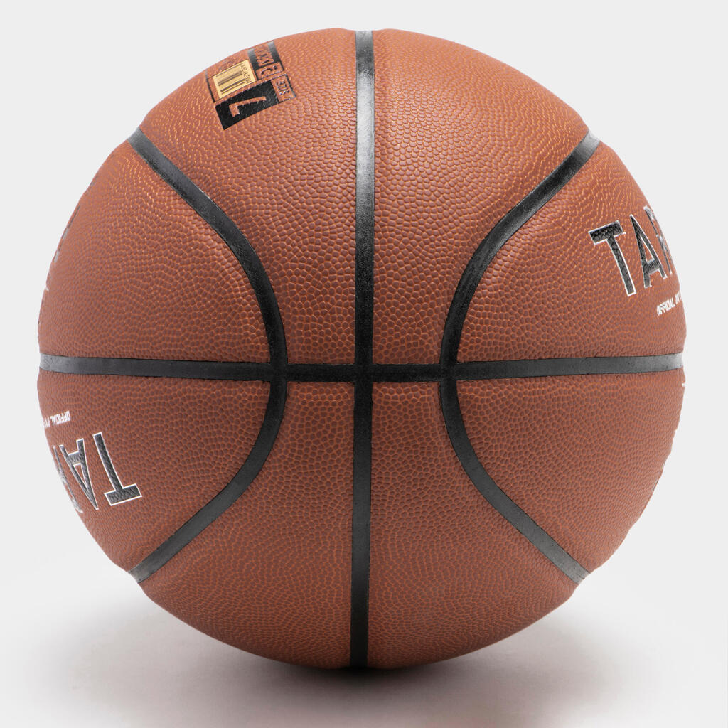 Ballon de basketball taille 7 - BT500 FIBA - Marron